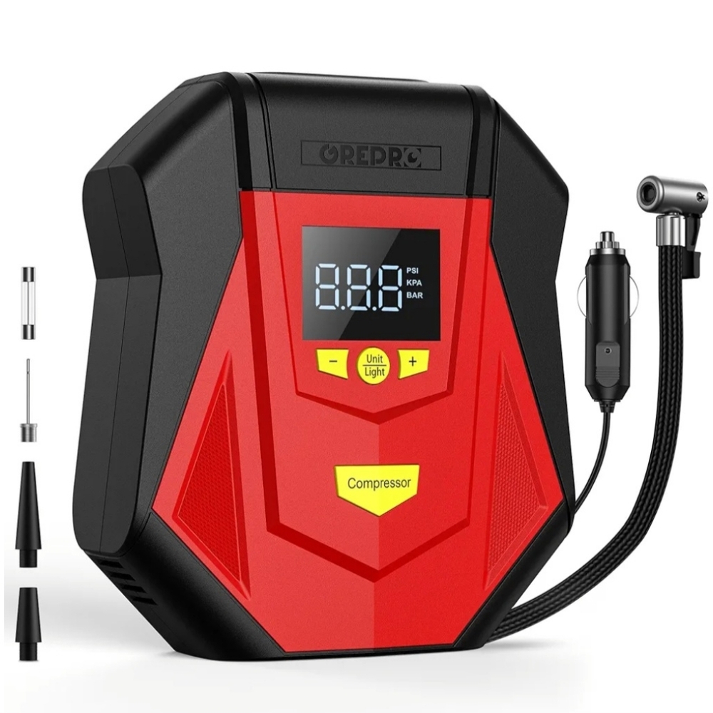 Oredpro Red and Black Air Compressor
